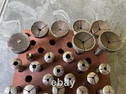 Watchmaker Jeweler Lathe Collets Lot Set Block Holder Tool Chuck Dale Starrett