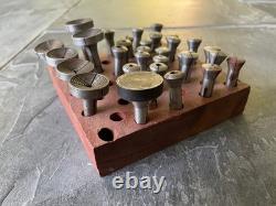Watchmaker Jeweler Lathe Collets Lot Set Block Holder Tool Chuck Dale Starrett