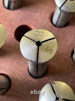 Watchmaker Jeweler Lathe Collets Lot Set Block Holder Tool Chuck Dale Starrett