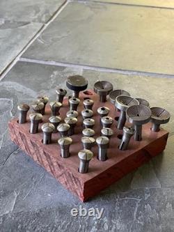 Watchmaker Jeweler Lathe Collets Lot Set Block Holder Tool Chuck Dale Starrett