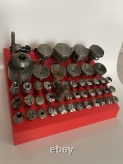 Watchmaker Lathe Chuck organizer fits C. E. Marshall staking box