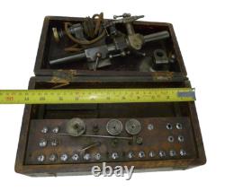 Watchmakers 6.5mm Boxed Lathe G. BOLEY Step Chucks/Collets (No mounting foot!)
