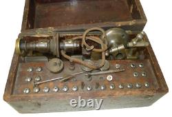 Watchmakers 6.5mm Boxed Lathe G. BOLEY Step Chucks/Collets (No mounting foot!)