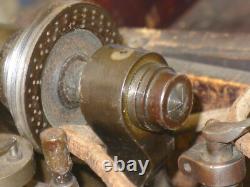 Watchmakers 6.5mm Boxed Lathe G. BOLEY Step Chucks/Collets (No mounting foot!)