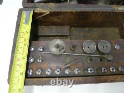 Watchmakers 6.5mm Boxed Lathe G. BOLEY Step Chucks/Collets (No mounting foot!)