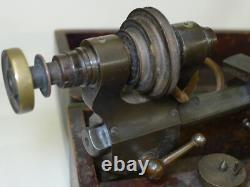 Watchmakers 6.5mm Boxed Lathe G. BOLEY Step Chucks/Collets (No mounting foot!)