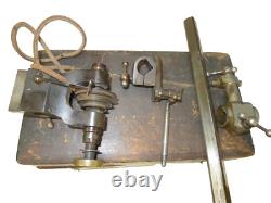 Watchmakers 6.5mm Boxed Lathe G. BOLEY Step Chucks/Collets (No mounting foot!)