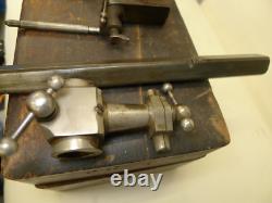 Watchmakers 6.5mm Boxed Lathe G. BOLEY Step Chucks/Collets (No mounting foot!)