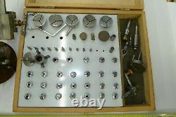 Watchmakers 6mm collet LORCH LATHE Compound Slide/Step chucks/Mandrel Head etc