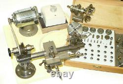 Watchmakers 6mm collet LORCH LATHE Compound Slide/Step chucks/Mandrel Head etc