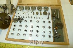 Watchmakers 6mm collet LORCH LATHE Compound Slide/Step chucks/Mandrel Head etc