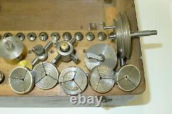 Watchmakers 6mm collet LORCH LATHE Step chucks/Jacot/Rose/Filing rest/saw Tools