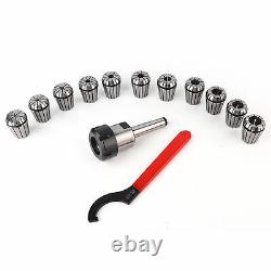 With MT2 Shank Handle Holder Milling Lathe Tool Spring Collets Set For Milling