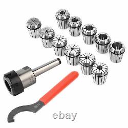 With MT2 Shank Handle Holder Milling Lathe Tool Spring Collets Set For Milling