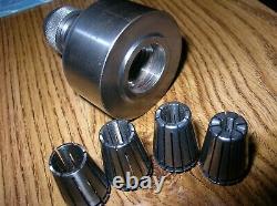 Woodturning Collet Chuck 1 8TPI thread 1/4 3/8 7/16 1/2 Wood Lathe Tool